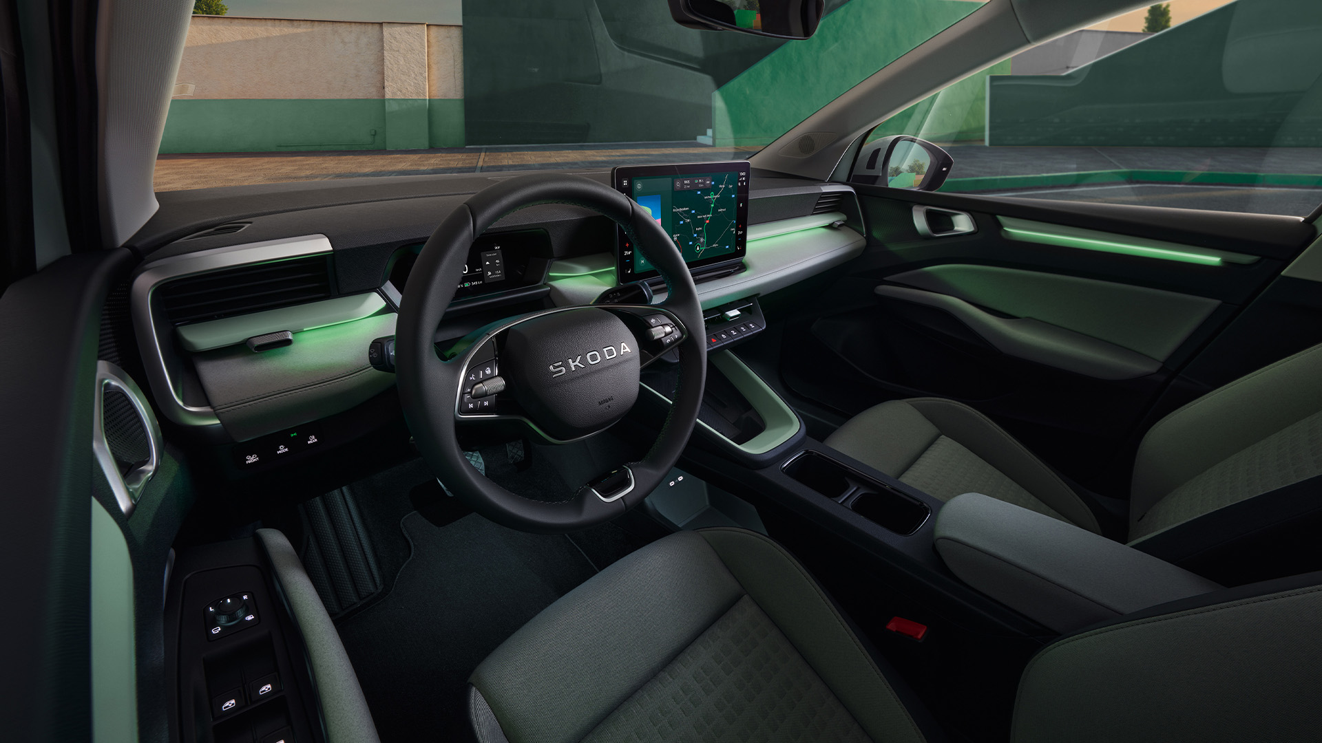 Belysning interiör i Skoda Epiq